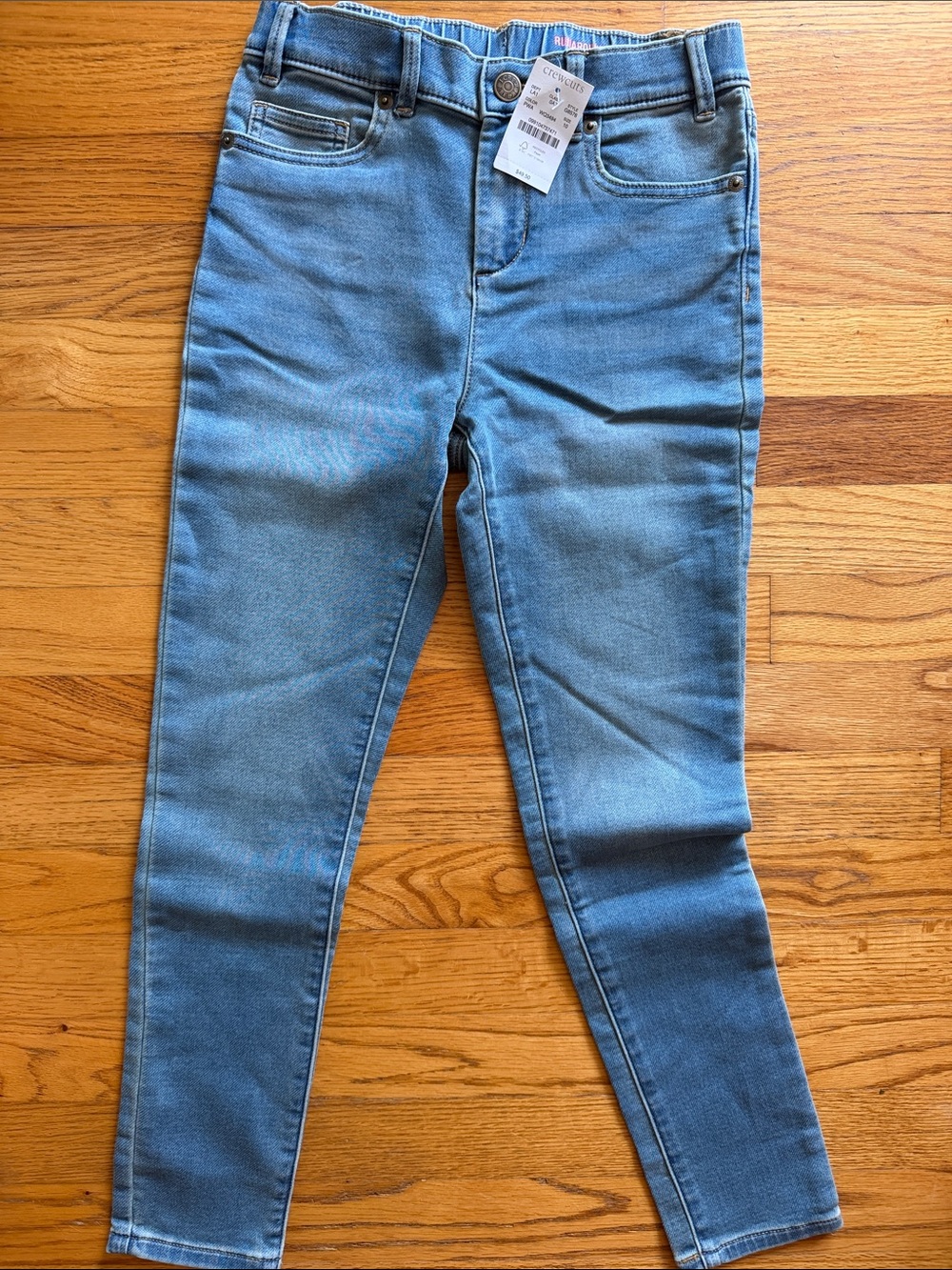 NWT Crewcuts Light Blue skinny jeans, girls size 10.